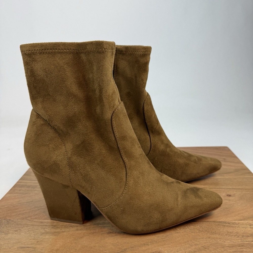 New‎ Womens Jessica Simpson Munia Faux Suede Platform Heel Boots Shoes Size 9 M